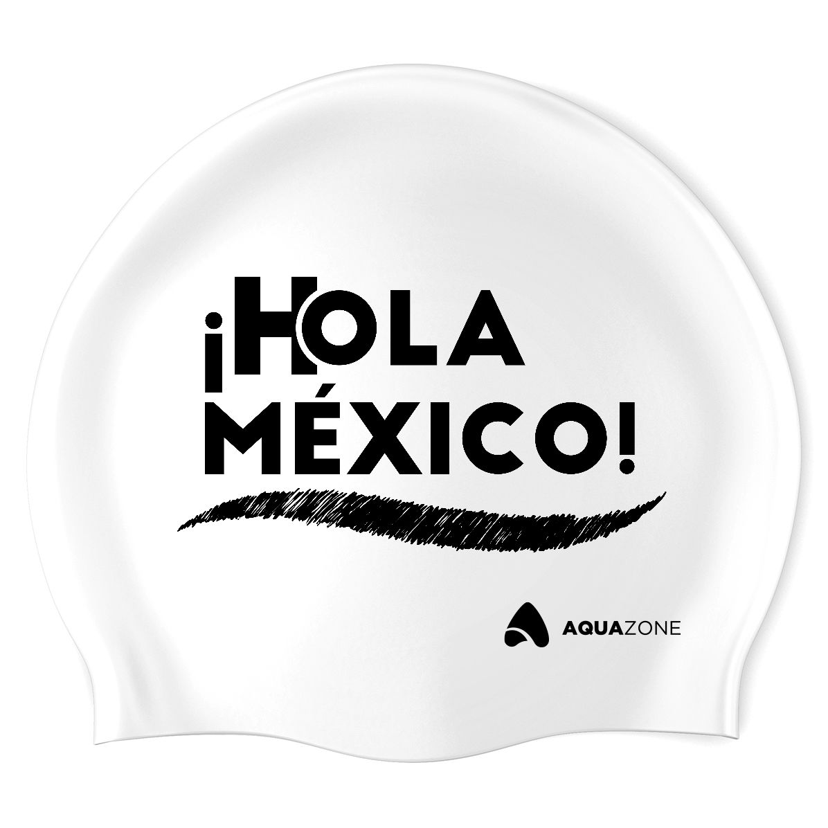Equipo Dan (WHT/01) - Classic Silicone Swimming Cap