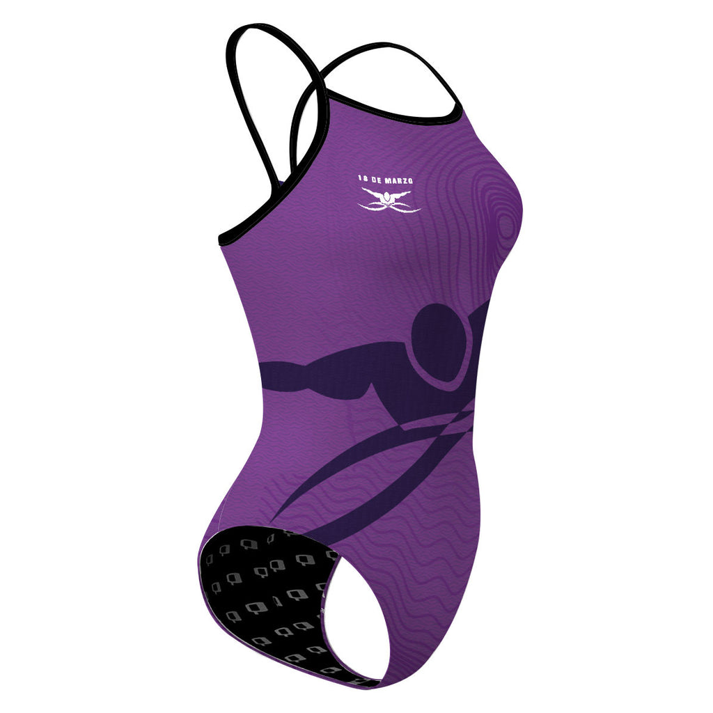 18 de Marzo Team - Skinny Strap Swimsuit