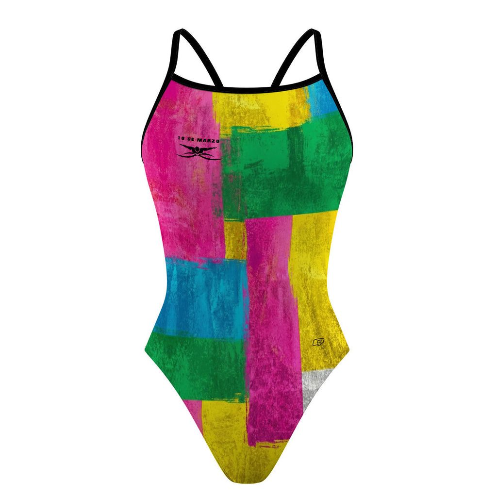 18 de Marzo V26 - Claro - Sunback Tank Swimsuit
