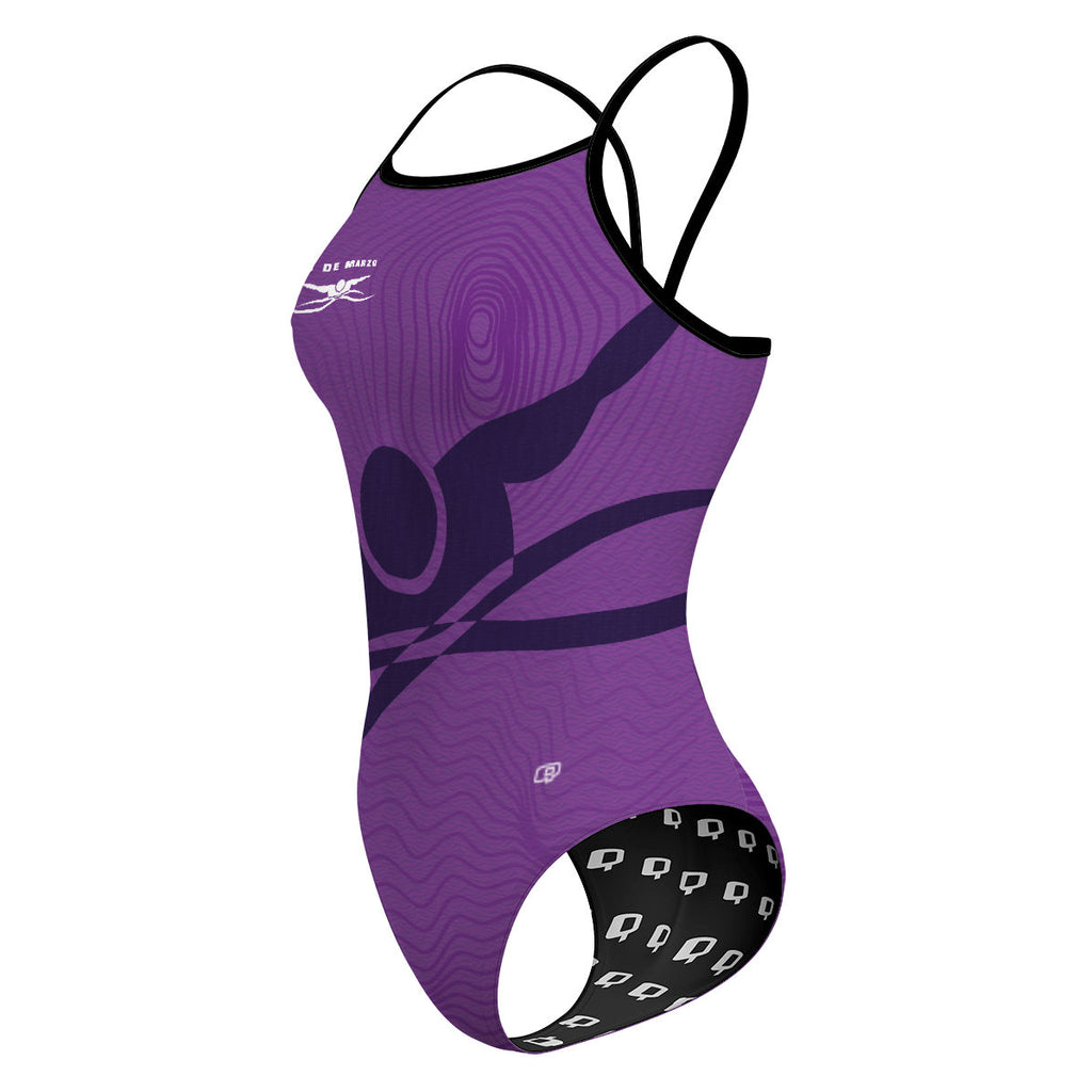 18 de Marzo Team BLK - Sunback Tank Swimsuit