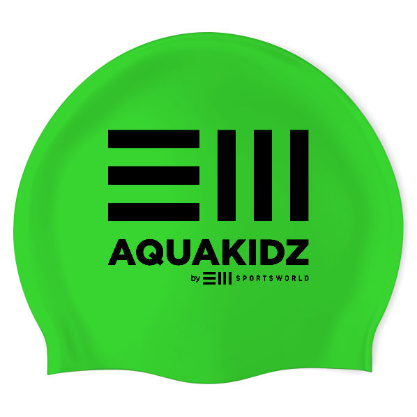 Sports World - Rana (DGG/02) - Gorra Redonda de Silicón para Natación