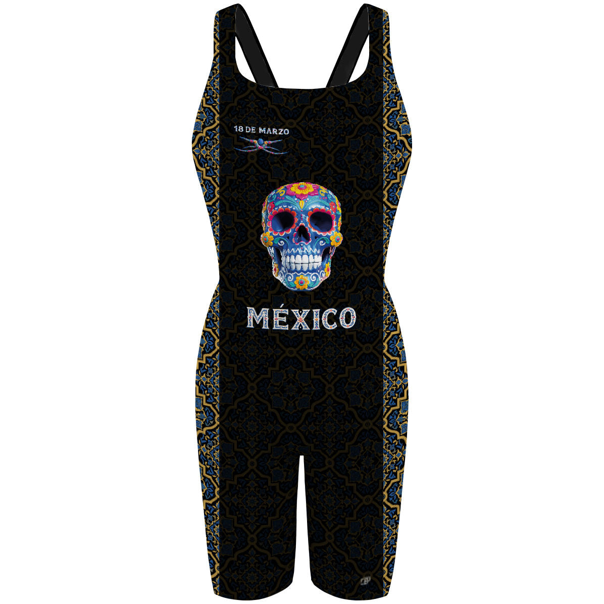 CALAVERA - Traje de Baño Jammer Classic Strap a la rodilla