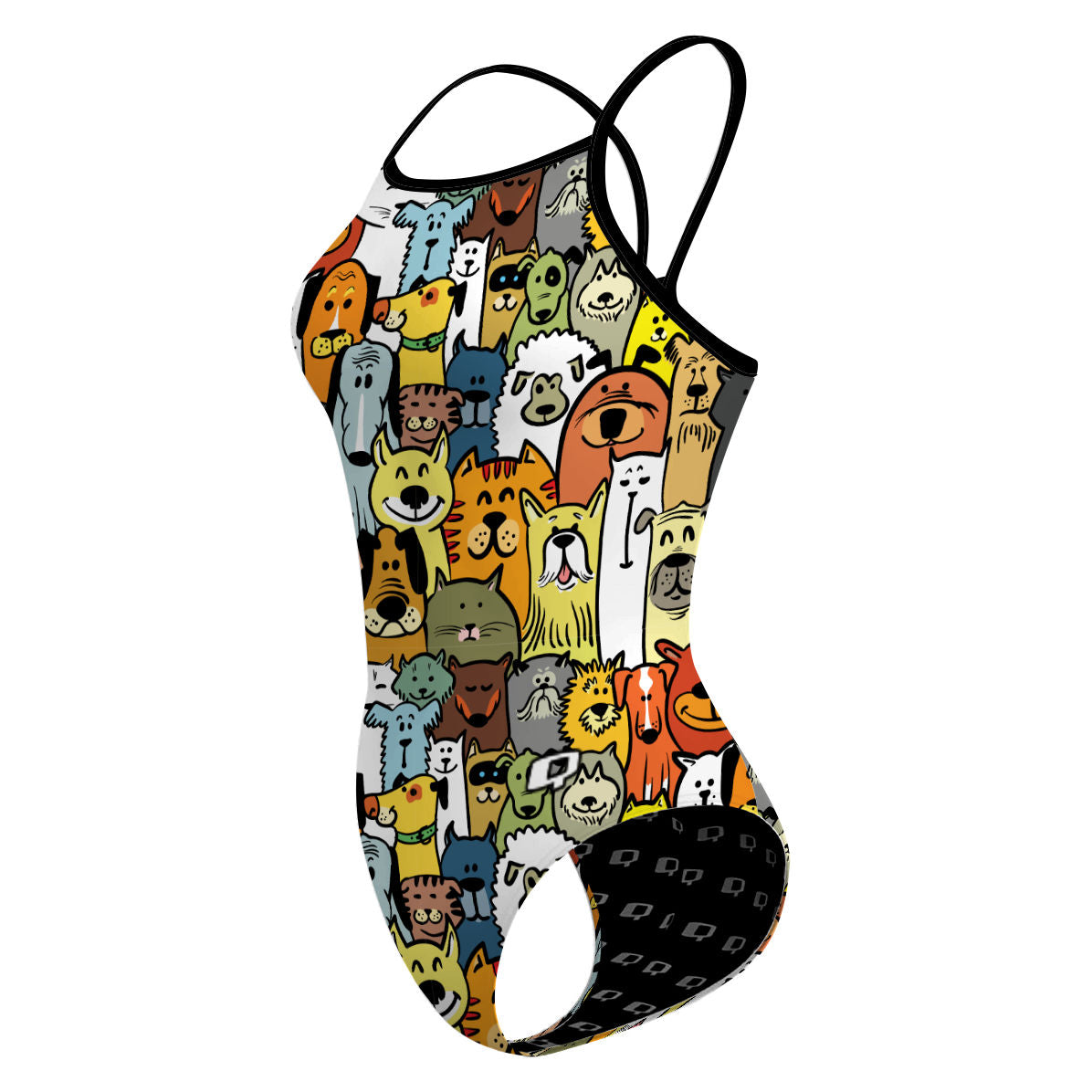 Doggie - Skinny Strap Swimsuit