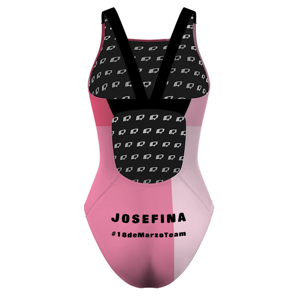 18 de Marzo - Rosa - Classic Strap Swimsuit