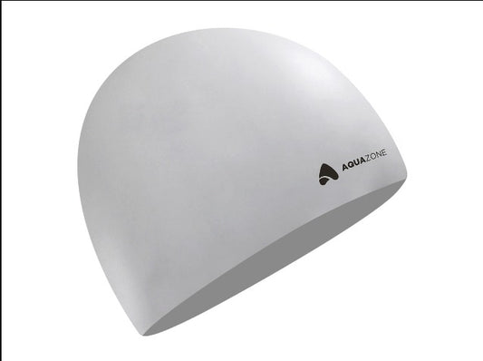 GORRA DE SILICON AQUA ZONE LISA BLANCA