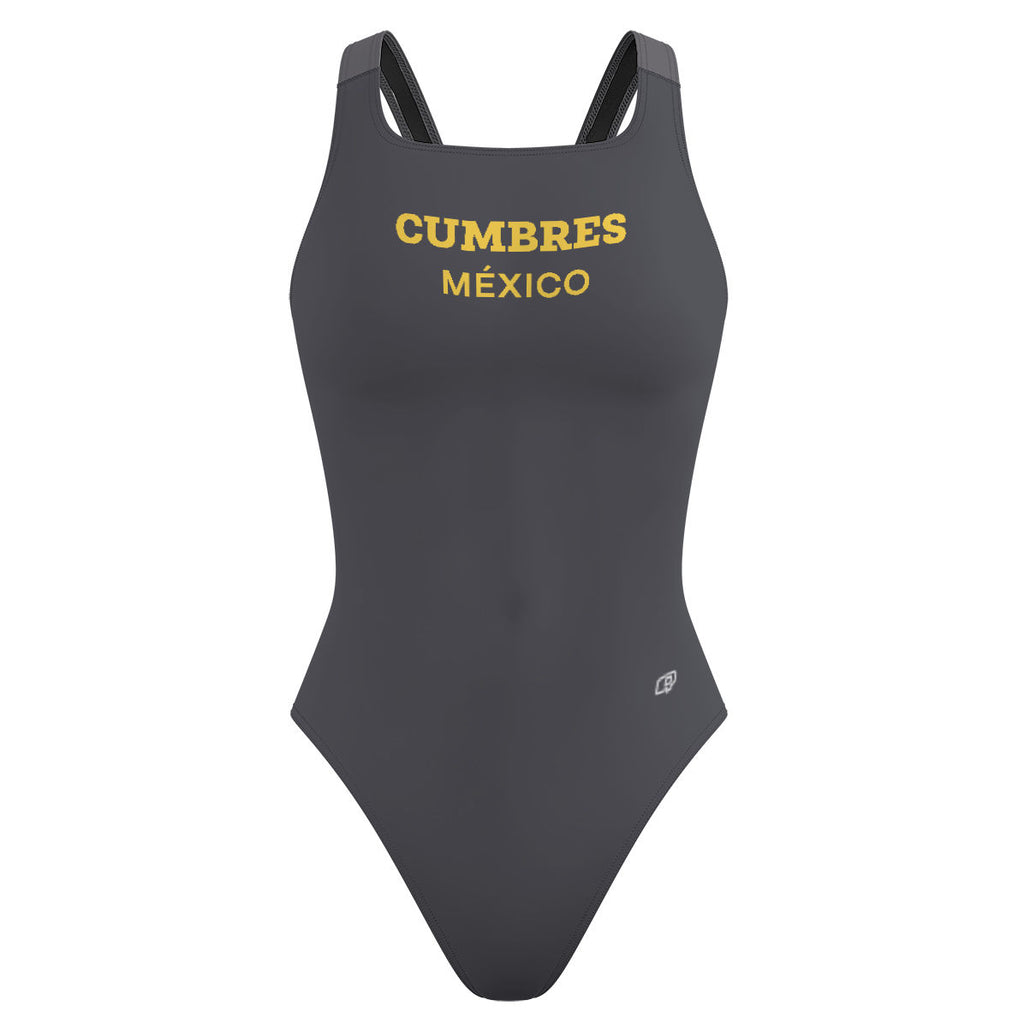 Cumbres México 26 - PMS 432 C / PMS 121 C- Traje de Baño Classic Strap