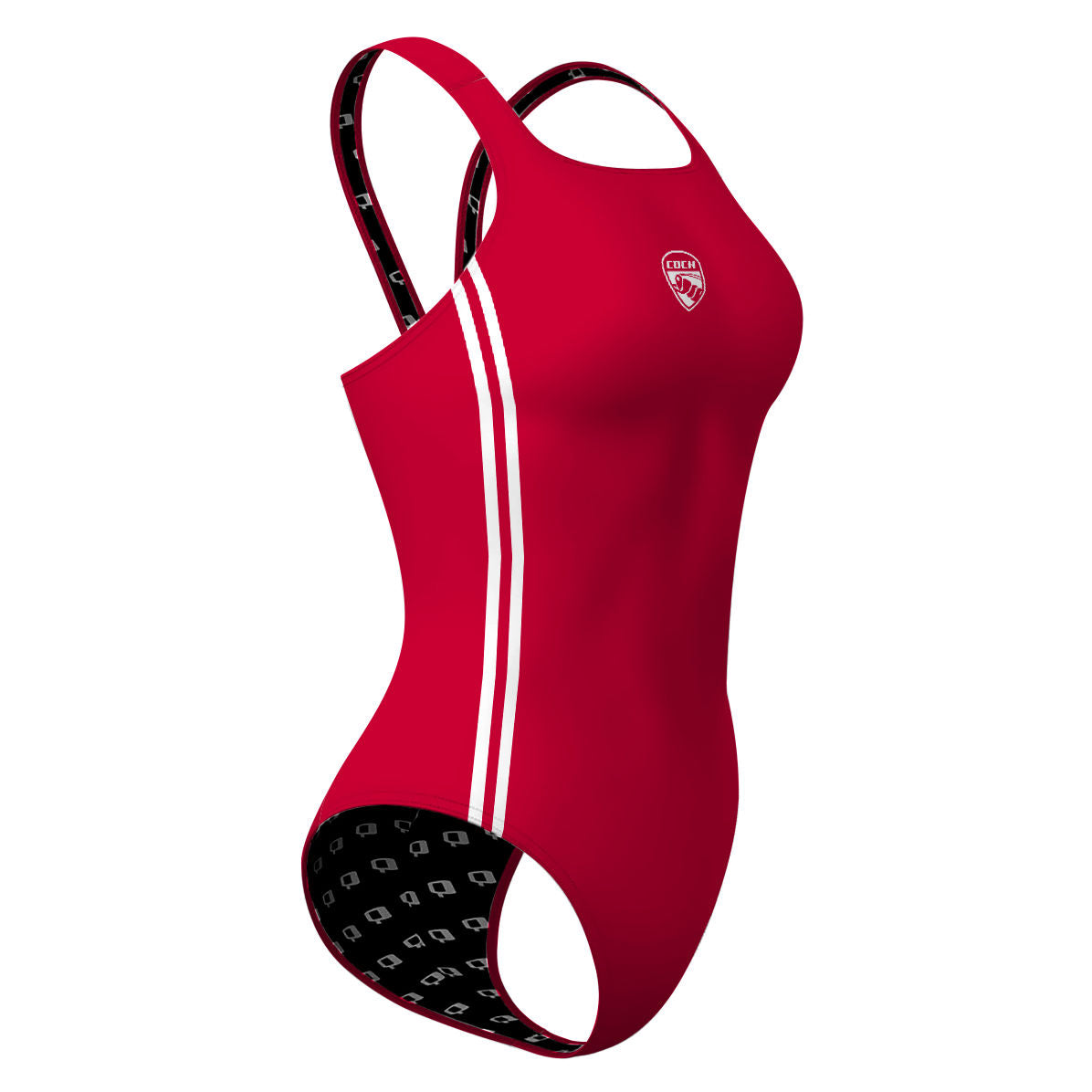CDCH - AZ Side Binding - Solid Classic Strap Swimsuit