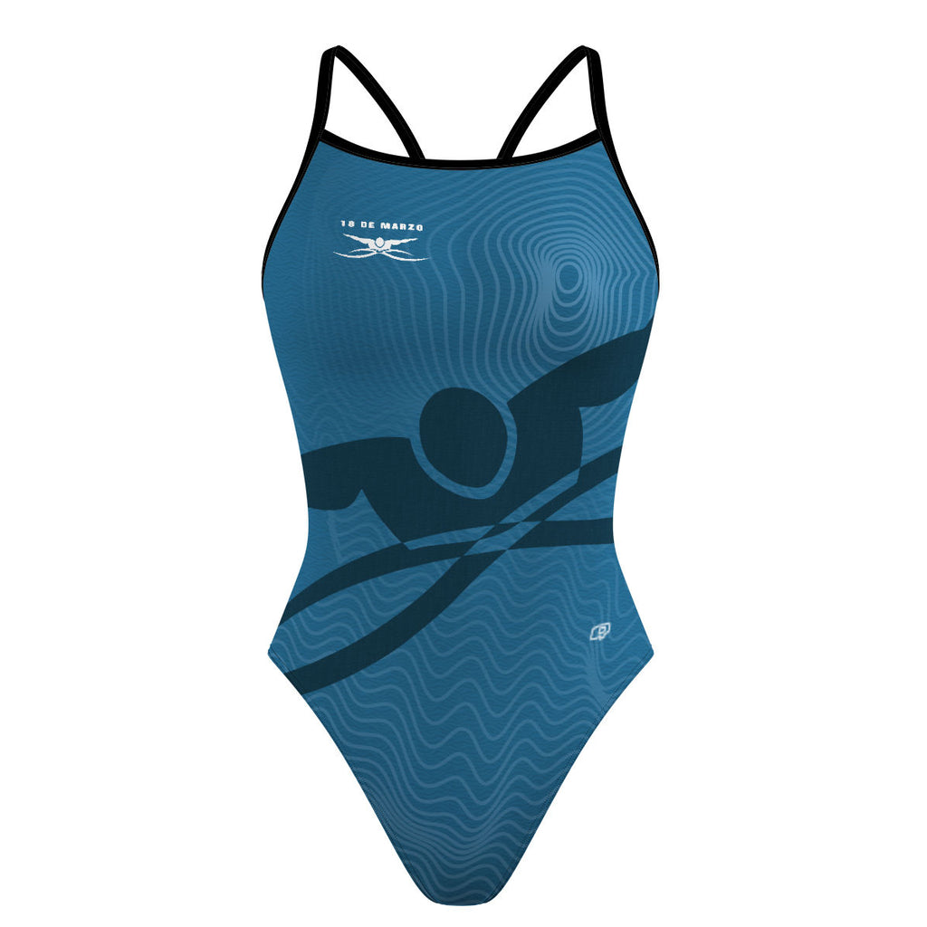 18 de Marzo Team - Skinny Strap Swimsuit