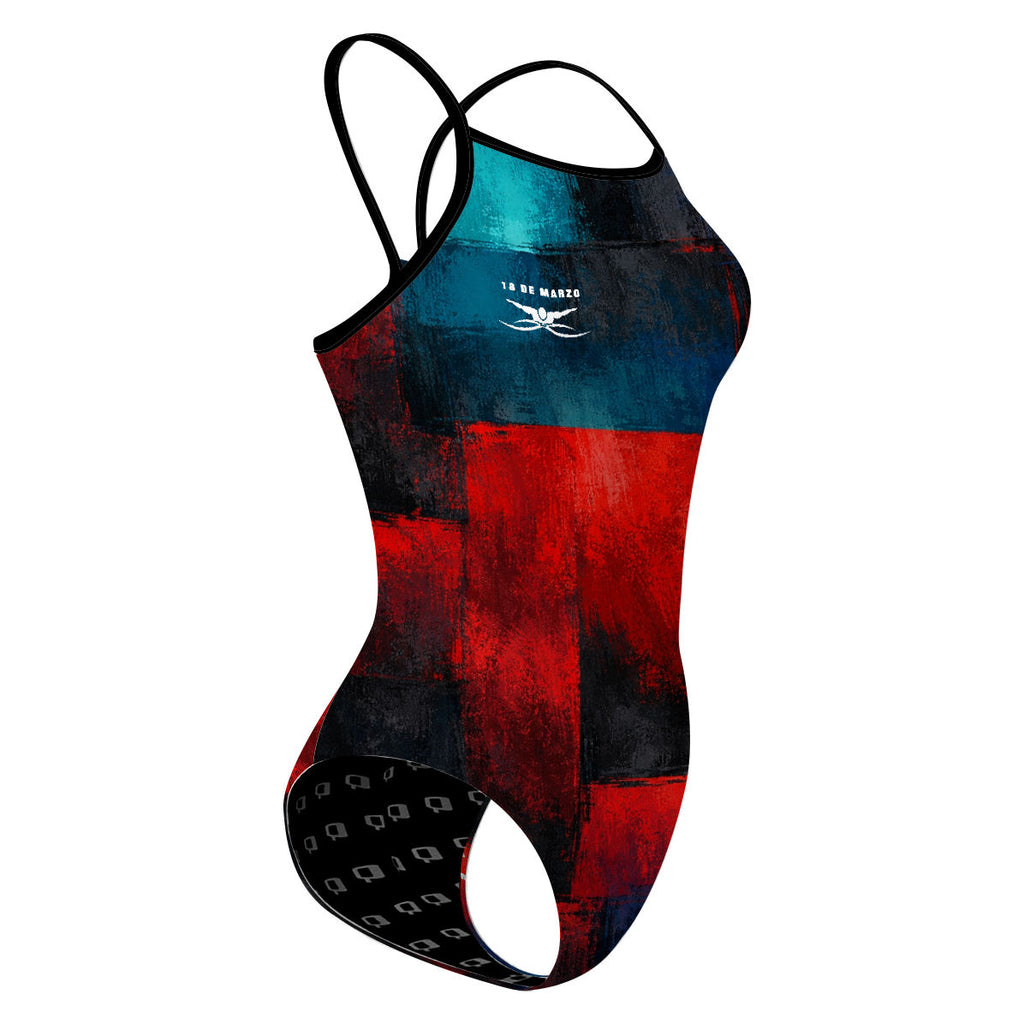 18 de Marzo V26 - Oscuro - Skinny Strap Swimsuit