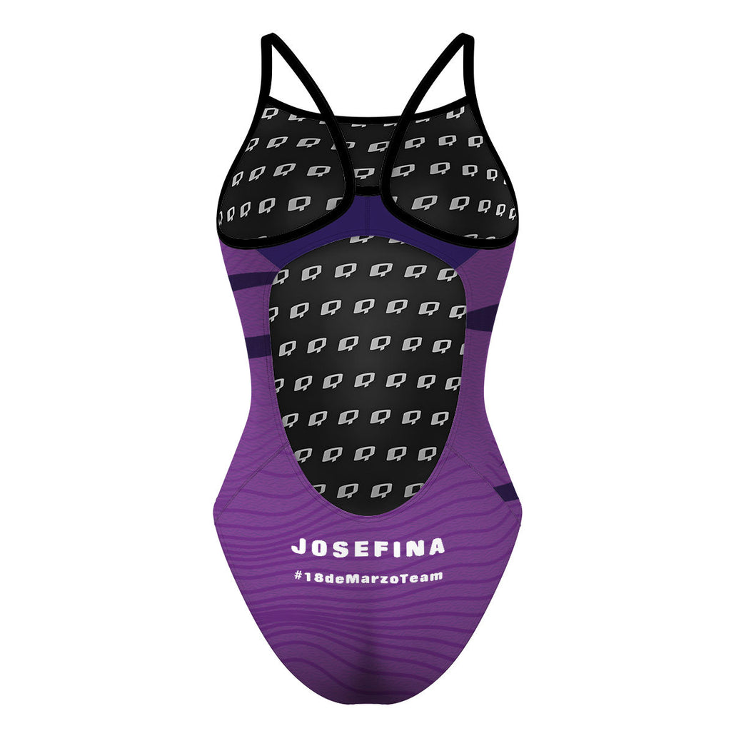 18 de Marzo Team - Skinny Strap Swimsuit
