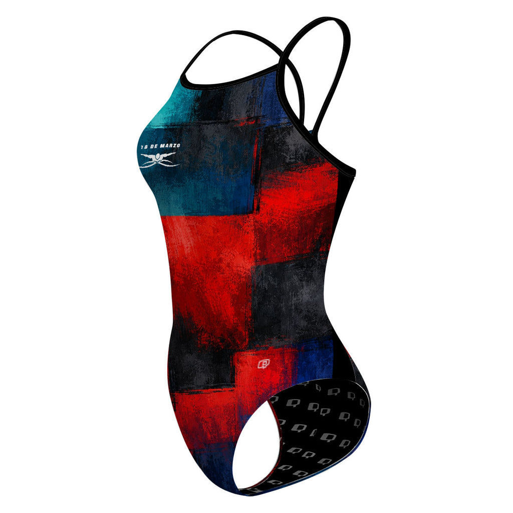 18 de Marzo V26 - Oscuro - Skinny Strap Swimsuit