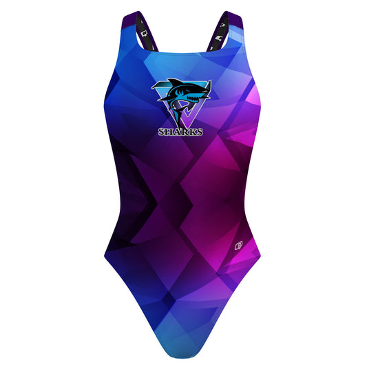 Sharks - Classic Strap Swimsuit