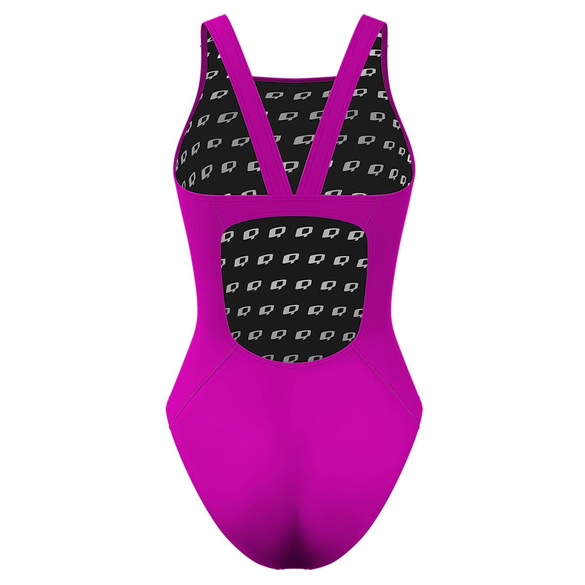 Wave - Cereza/Gris - Classic Strap Swimsuit