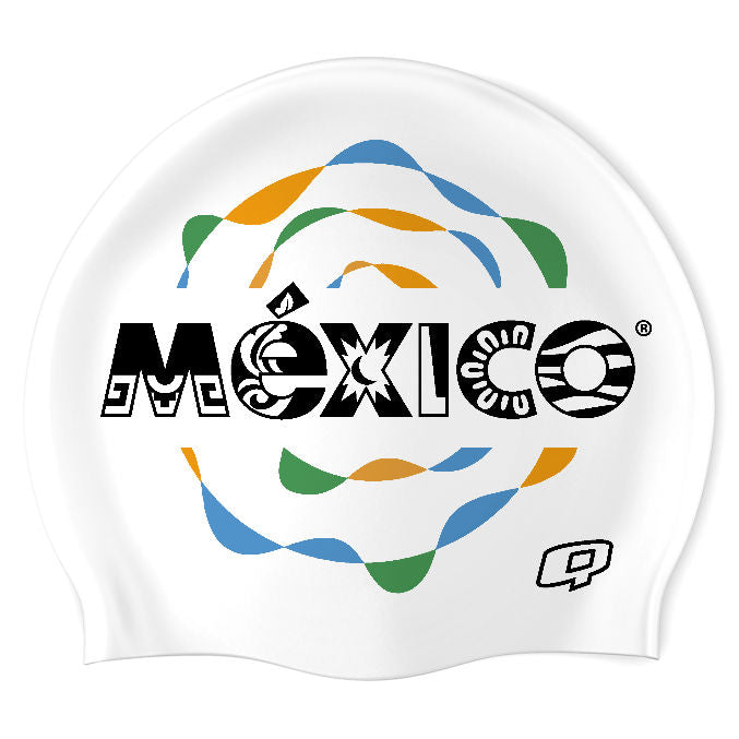ICG26 (WHT-05) - Wrinkle-Free Silicone Swimming Cap