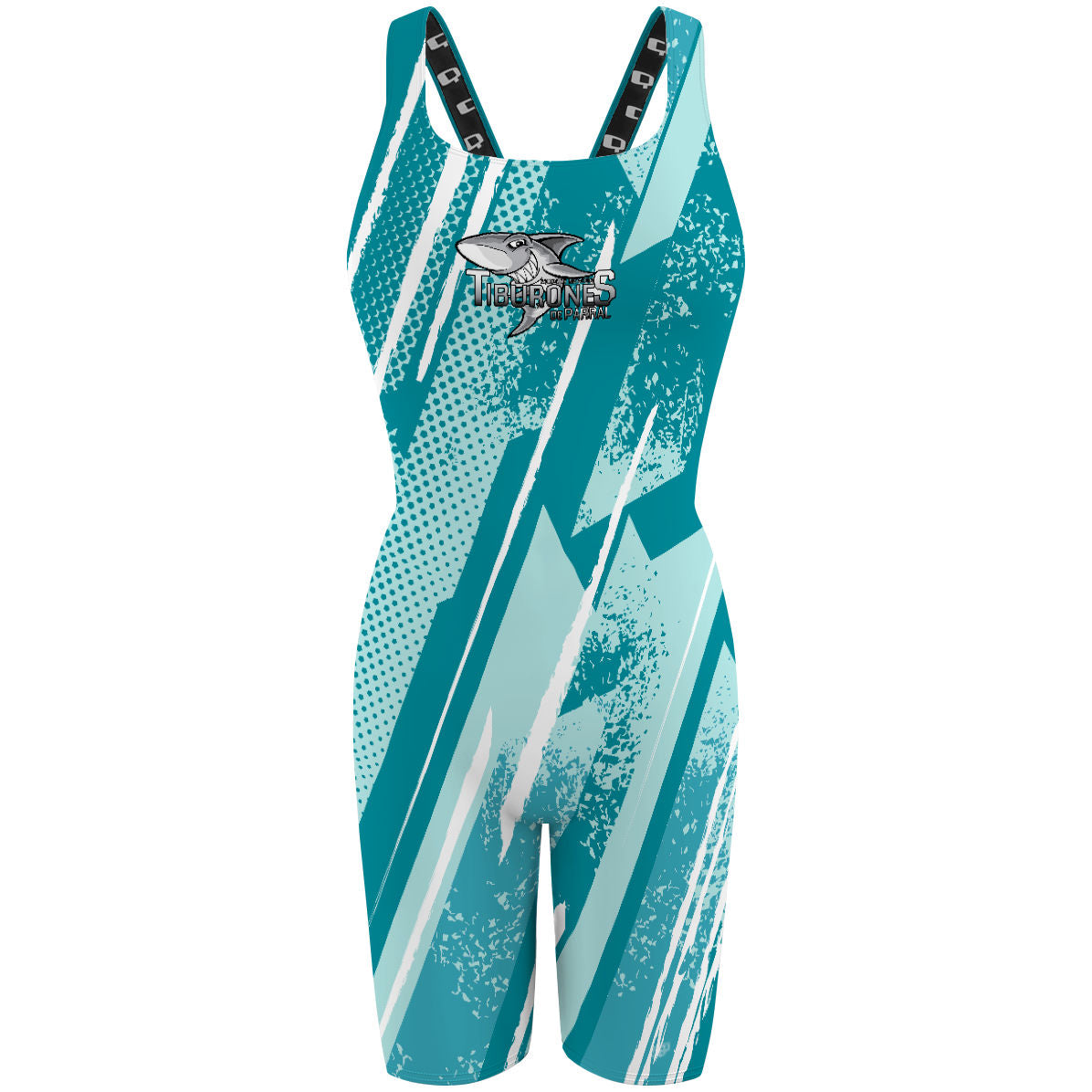 Tiburones de Parral - Classic Strap Long Knee Women Jammer - PERSONALIZED