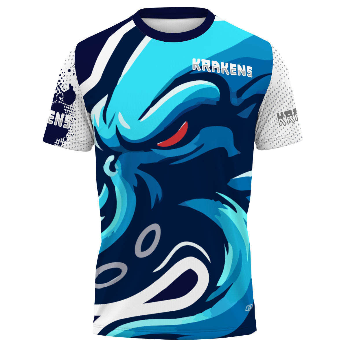 Krakens Caballero Blanca PORRA - Men's Performance Shirt