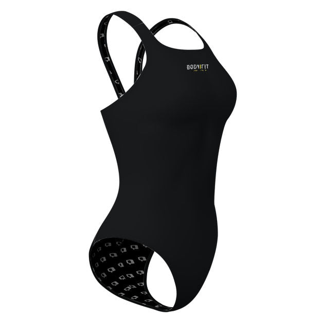 Body Fit - Solid Classic Strap Swimsuit - PERSONALIZED