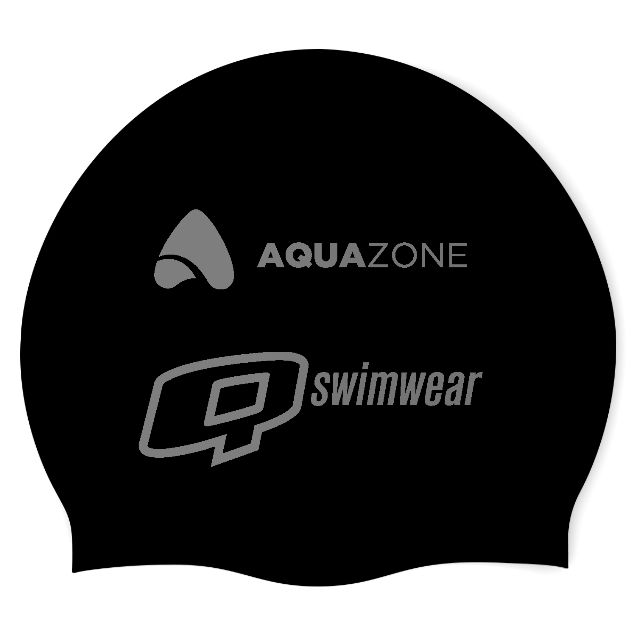 Gorra Promocional Expo Club (BLK/02) - Gorra Redonda de Silicón para Natación