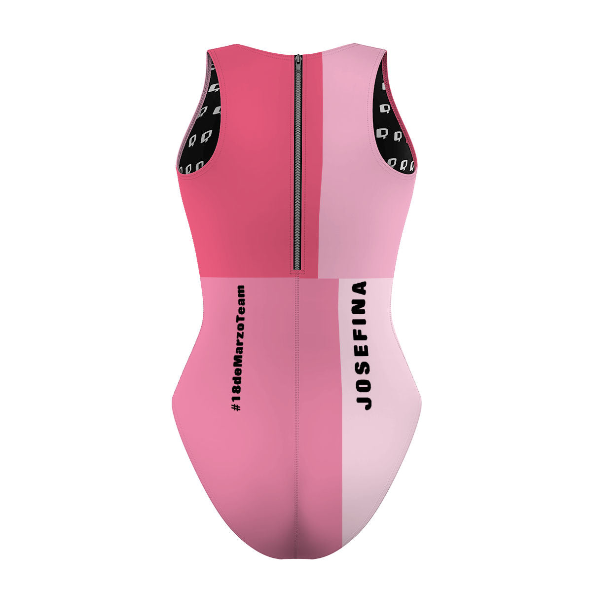 18 de Marzo - Rosa - Women's Waterpolo Swimsuit Classic Cut