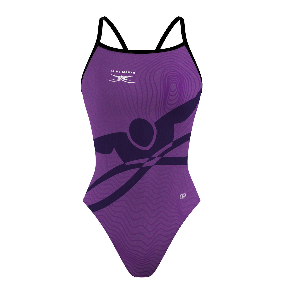 18 de Marzo Team BLK - Sunback Tank Swimsuit