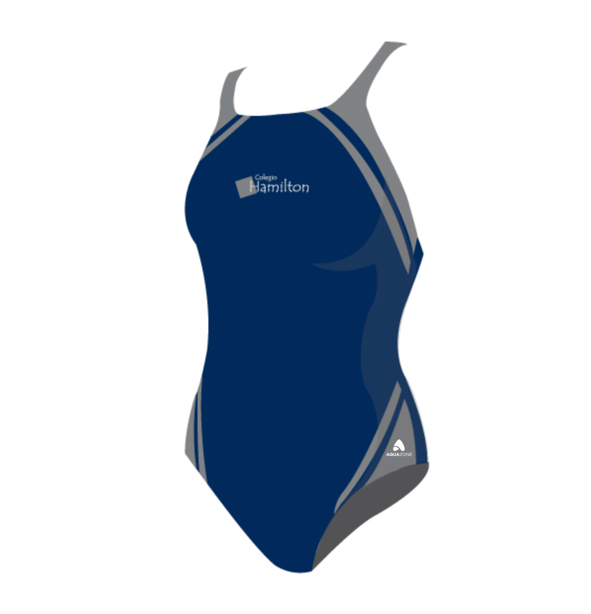 Colegio Hamilton - Race Waves - Classic Strap Swimsuit