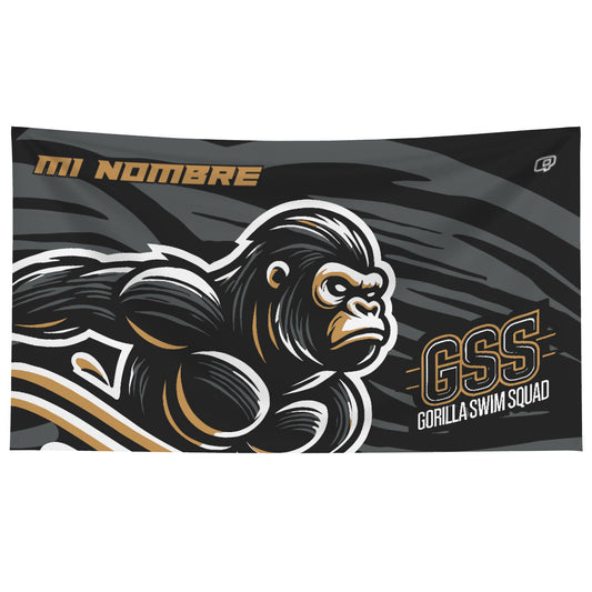 Gorilla Swin Squad - Microfiber Swim Towel