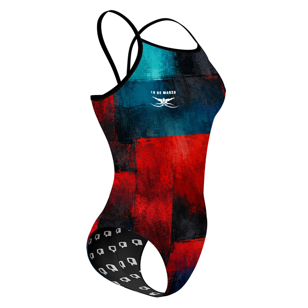 18 de Marzo V26 - Oscuro - Sunback Tank Swimsuit