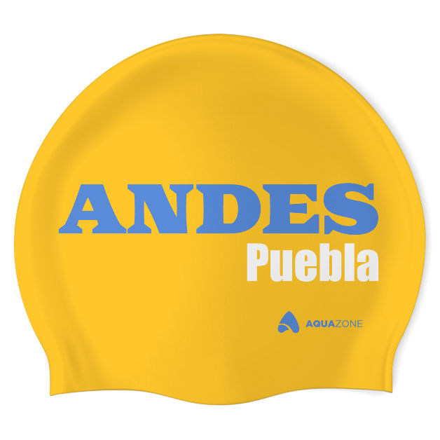 Andes Puebla (YEL/03) - Classic Silicone Swimming Cap