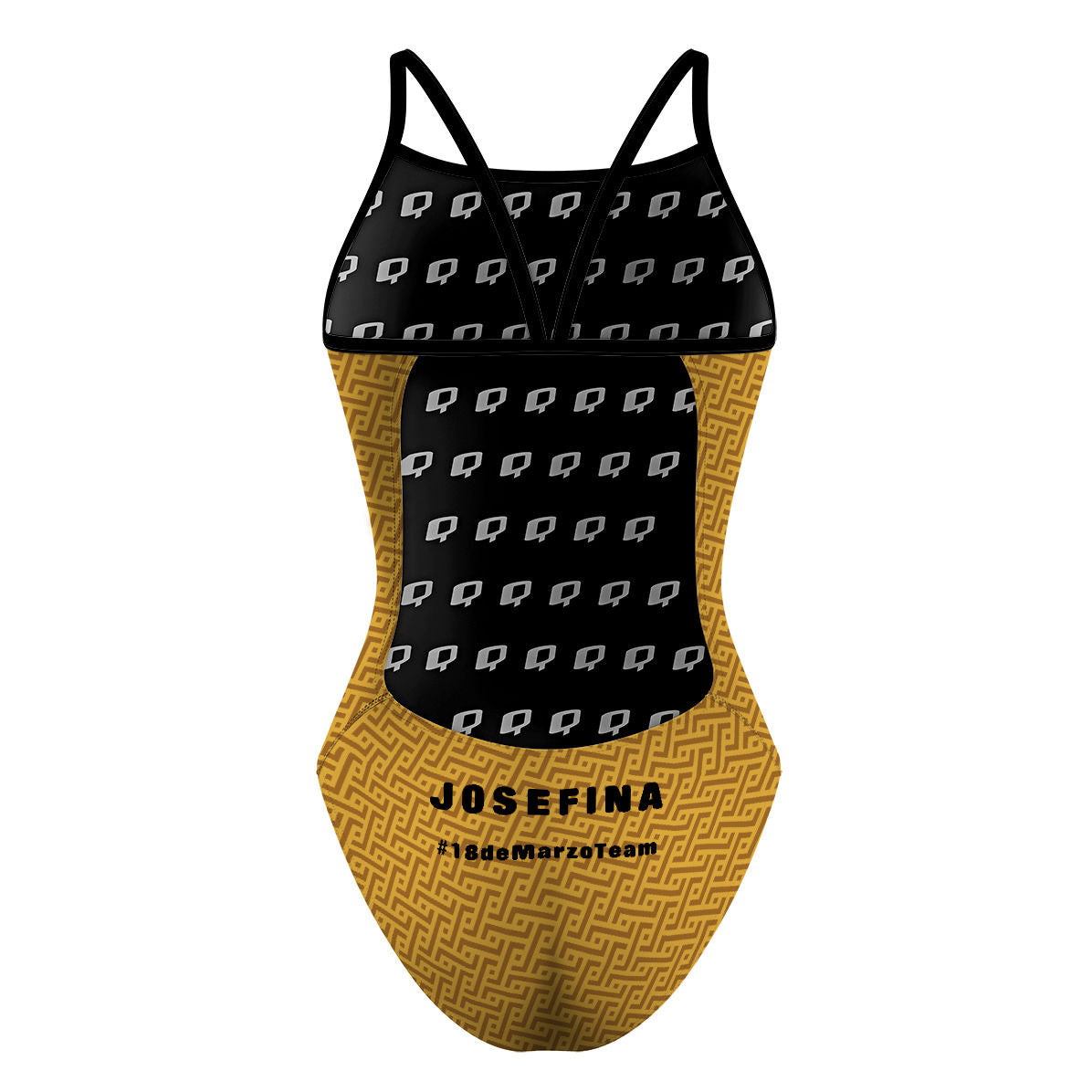 18 de Marzo - Dorado - Sunback Tank Swimsuit