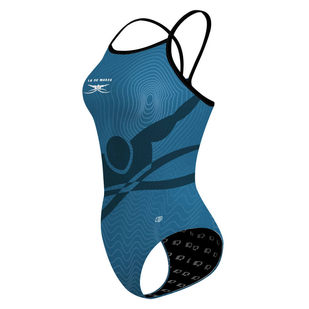 18 de Marzo Team - Skinny Strap Swimsuit
