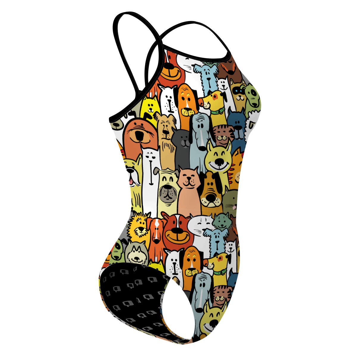 Doggie - Skinny Strap Swimsuit