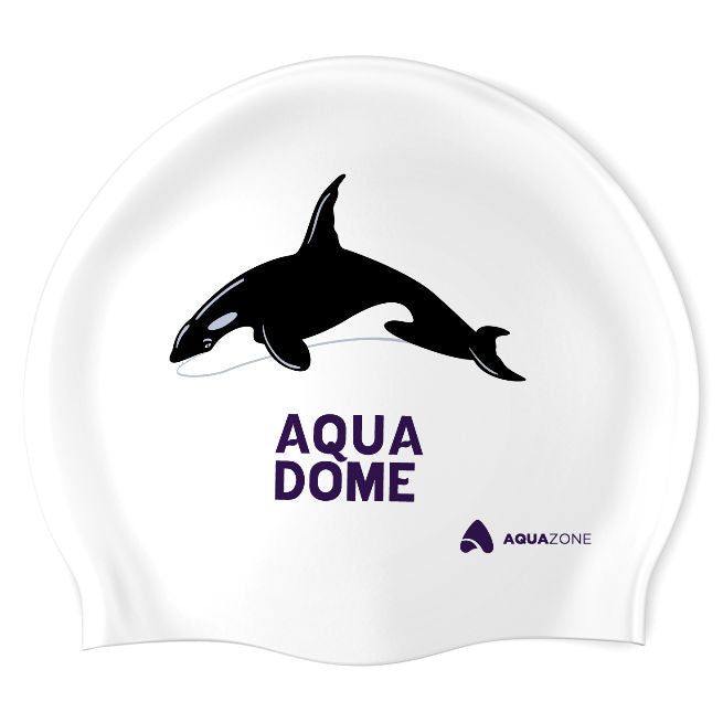 Orca - Aqua Dome (WHT/03) - Classic Silicone Swimming Cap