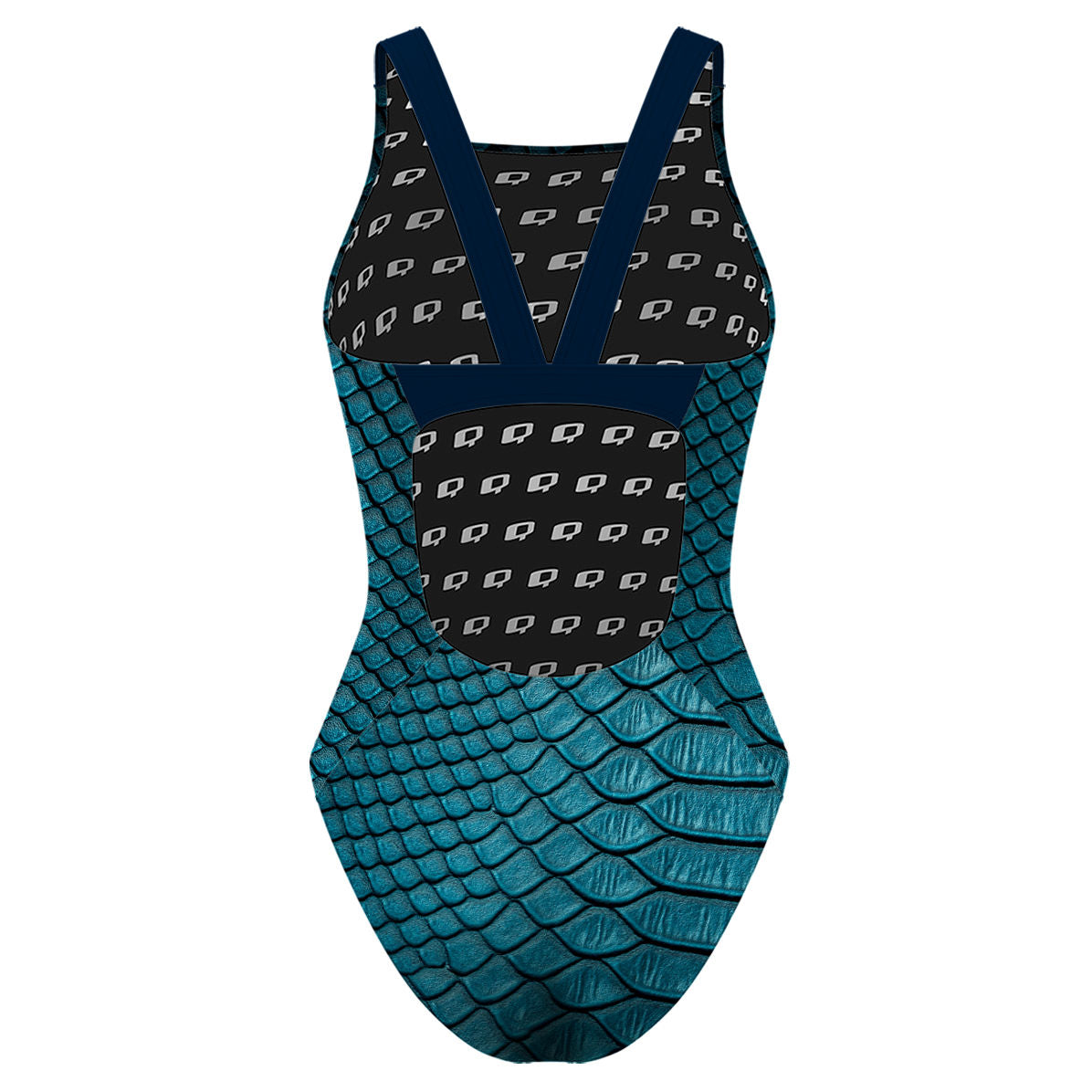 Blue snake - Classic Strap Swimsuit