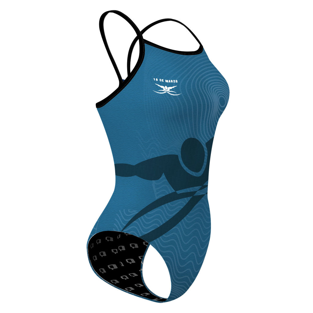 18 de Marzo Team - Skinny Strap Swimsuit