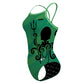 Krakens - Kelly Green - Skinny Strap Swimsuit