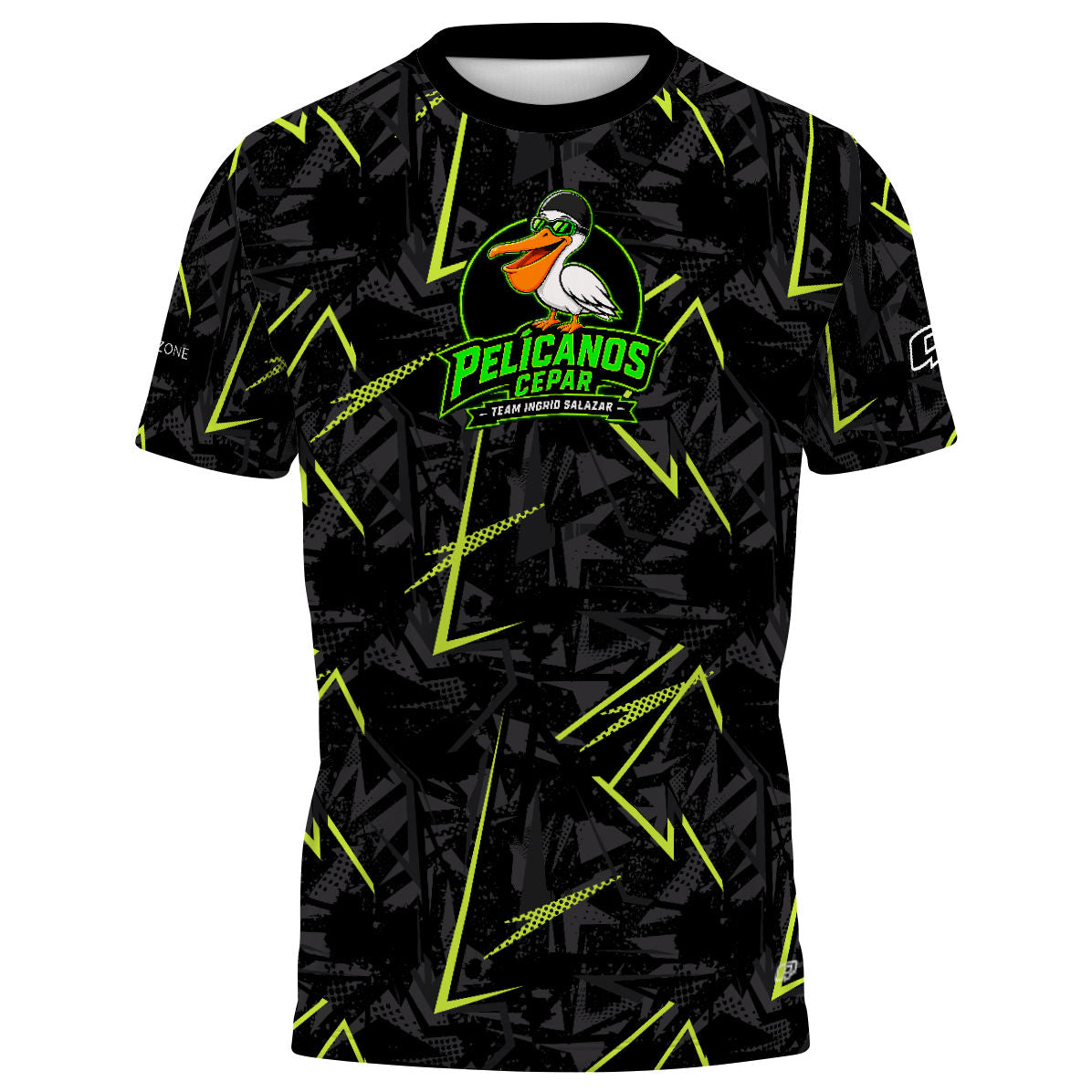 Acuatica Pelicanos - Performance Shirt de Manga Corta para Hombre