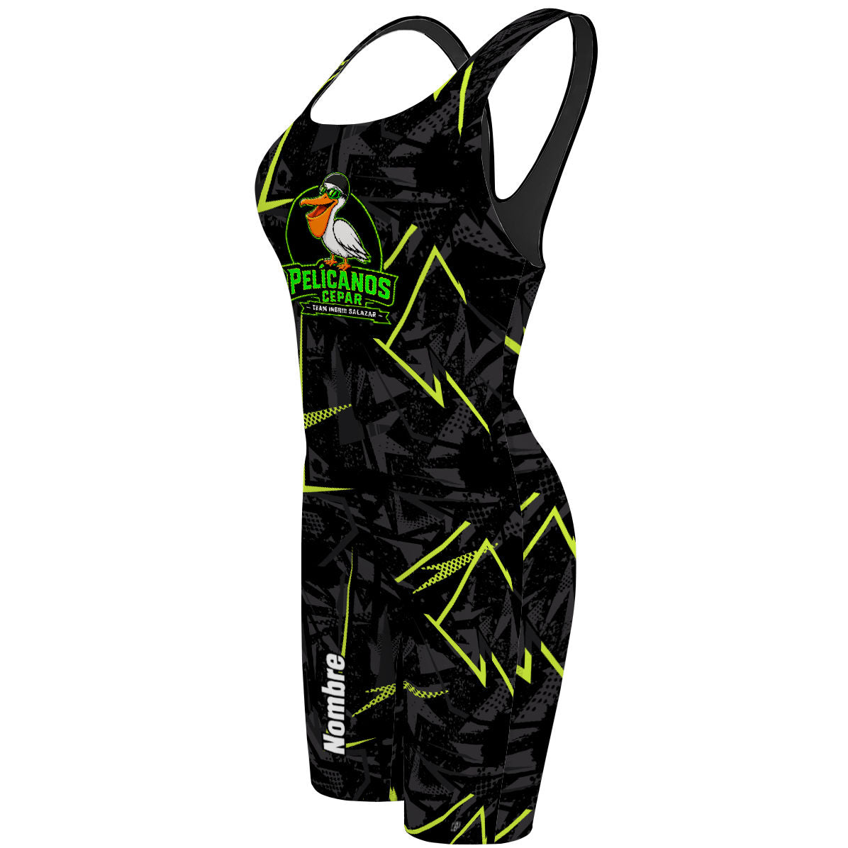 Acuatica Pelicanos - Traje de Baño Jammer Classic Strap a la rodilla