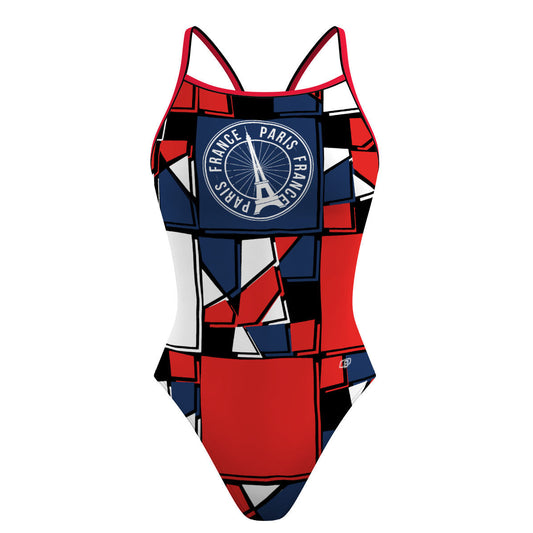 French Mosaic 2024 - Skinny Strap Swimsuit