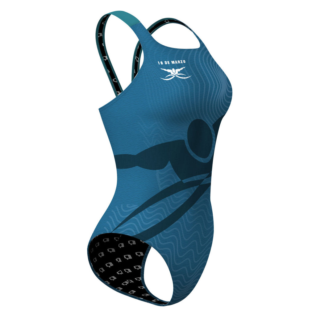 18 de marzo team - Classic Strap Swimsuit