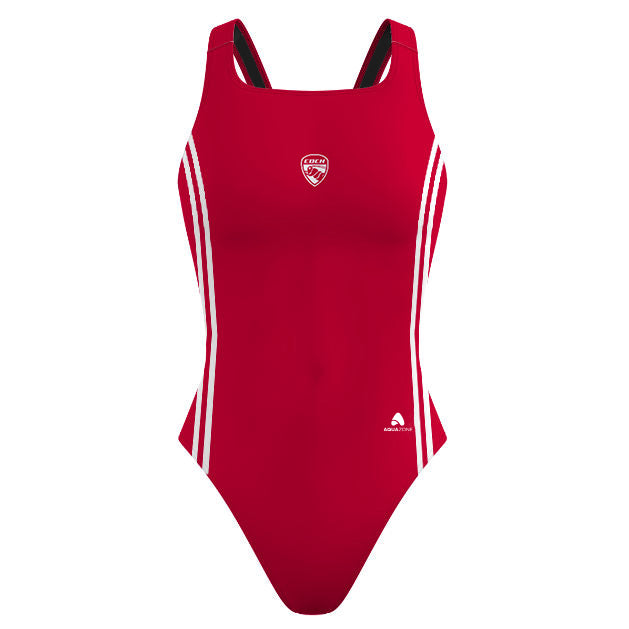 CDCH - AZ Side Binding - Solid Classic Strap Swimsuit
