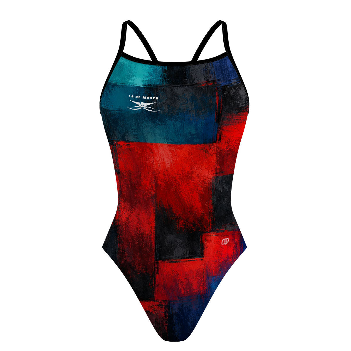 18 de Marzo V26 - Oscuro - Sunback Tank Swimsuit