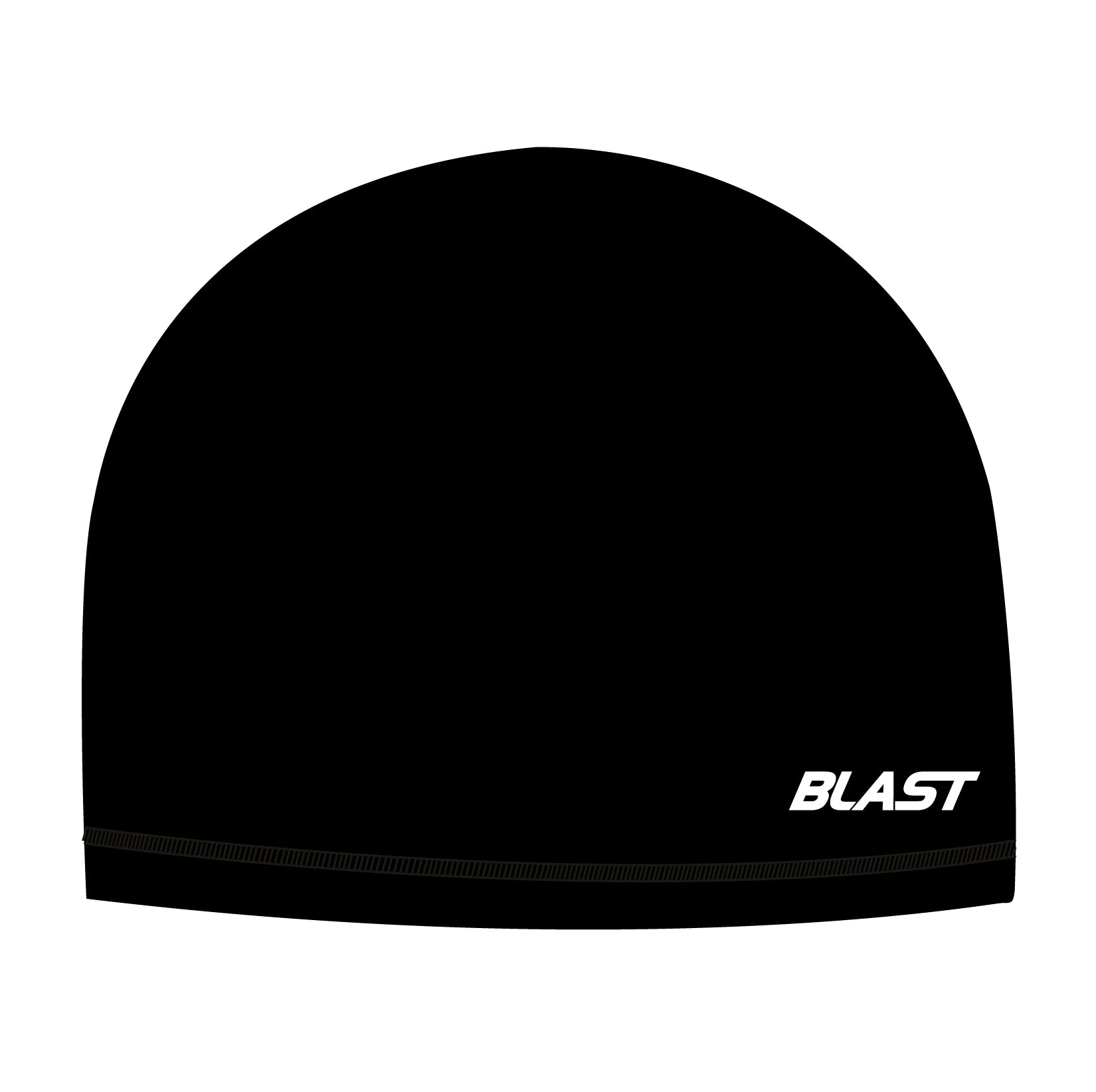 Negro Solida - Gorra Licra Blast