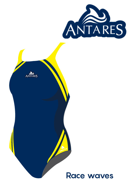 Antares - Side Binding - Solid Classic Strap Swimsuit