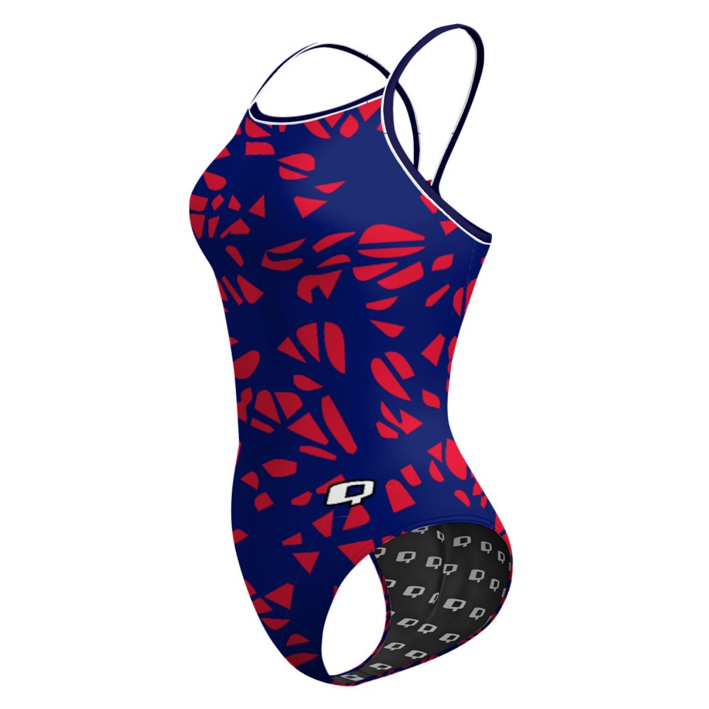 Laser-Navy/Red-20 - Skinny Strap