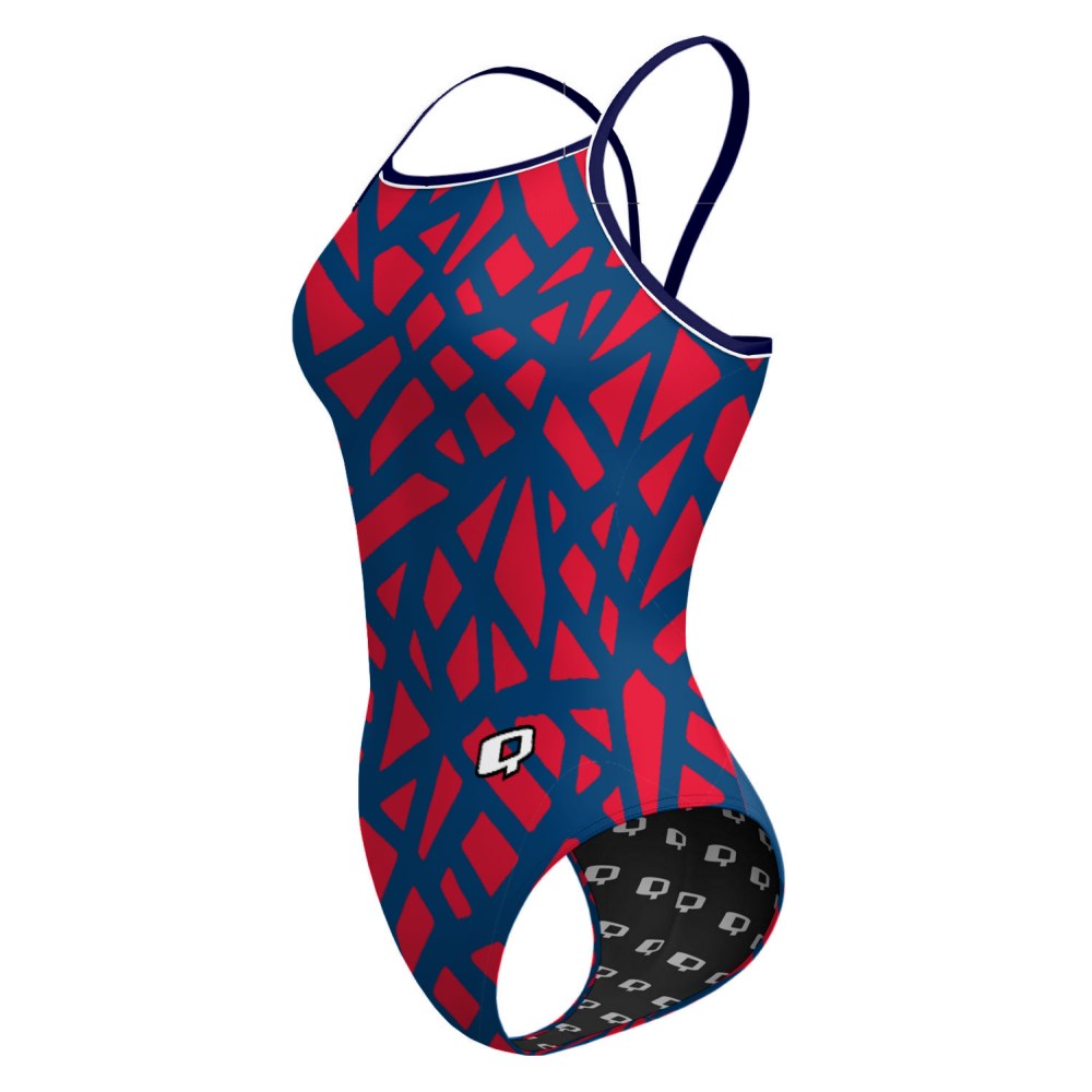 Angle-Navy/Red-20 - Sunback Tank