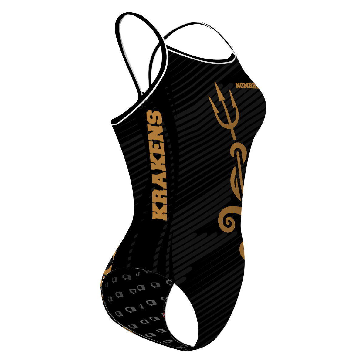 Krakens - Skinny Strap Swimsuit