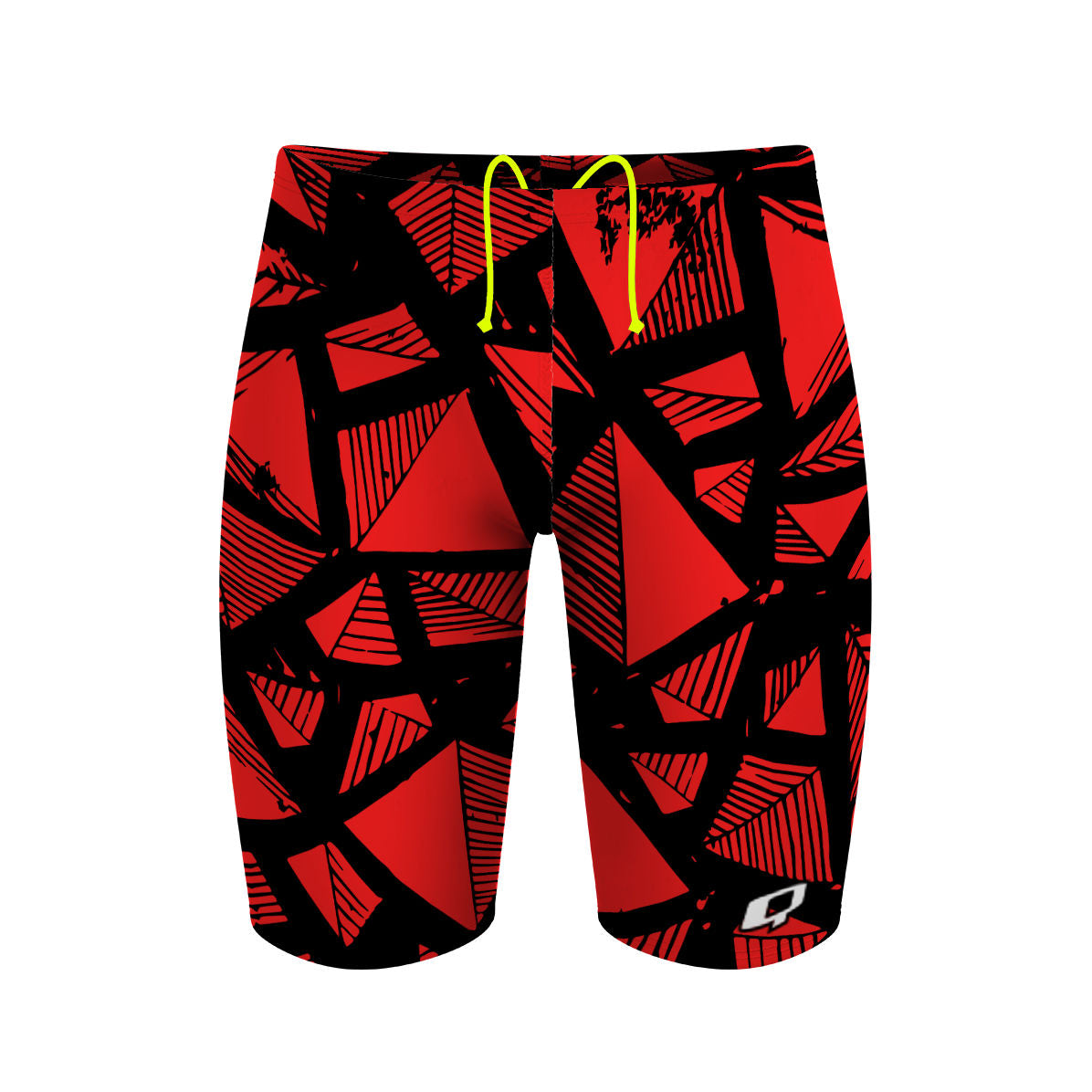 Pyramid - Black/Red - Jammer Swimsuit