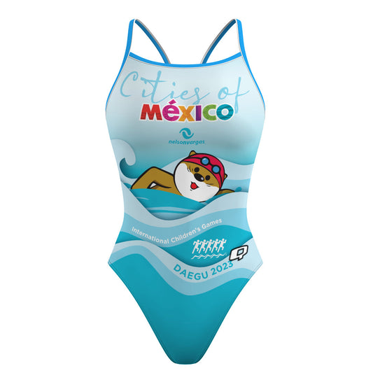 ICG Daegu (blue) - Skinny Strap Swimsuit