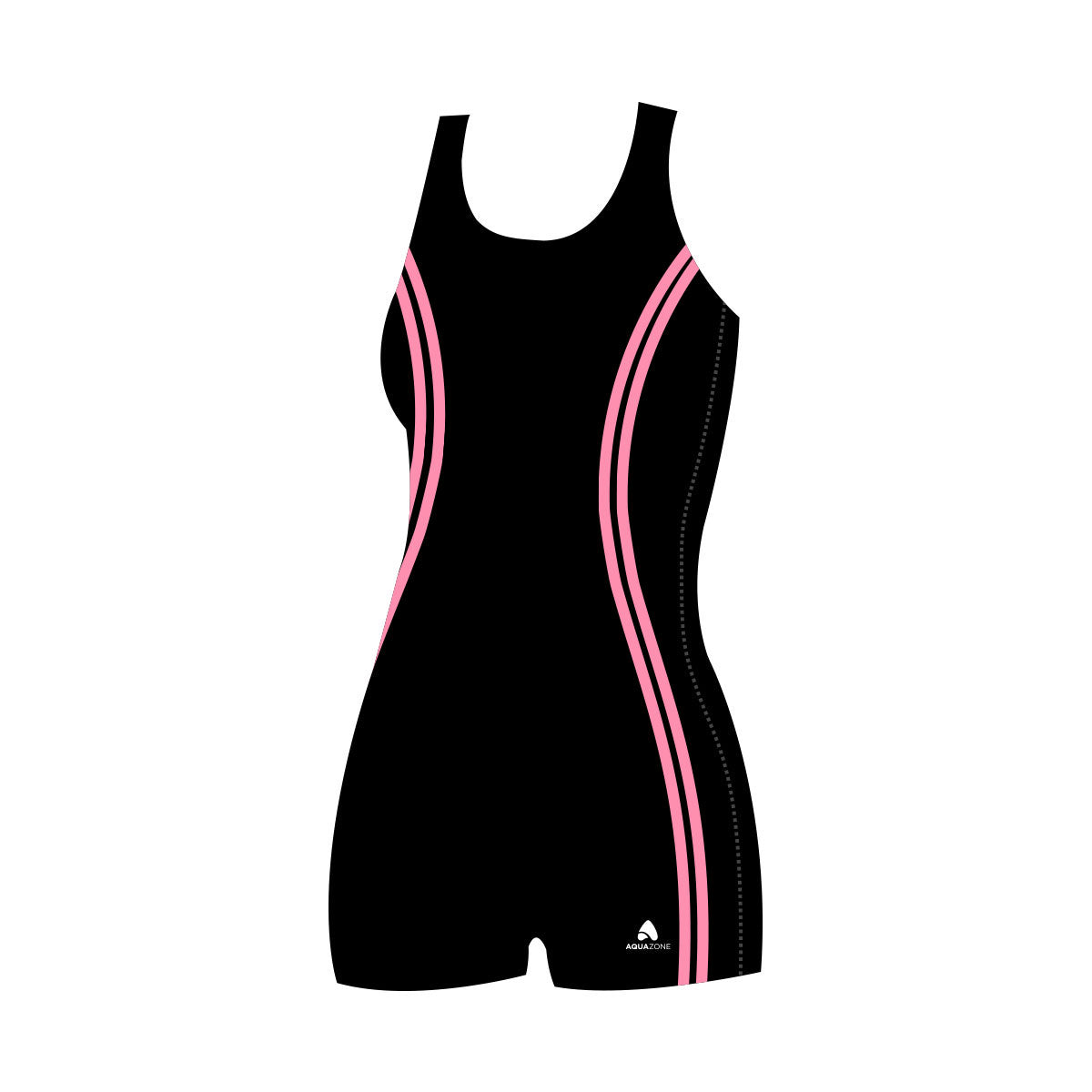 Side Binding Niña/Dama Negro/Rosa