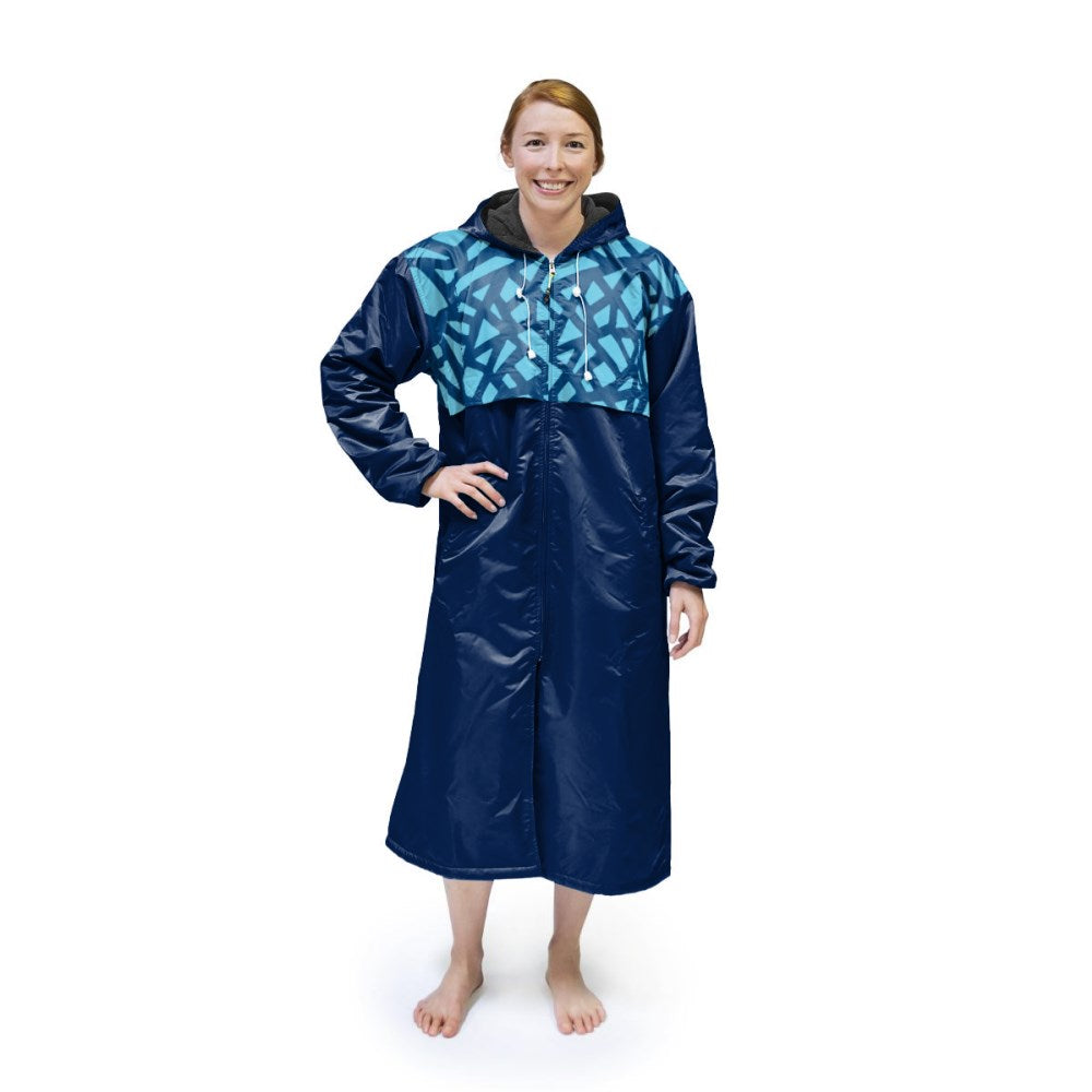 Angle-Navy/Turquoise-20 - Parka